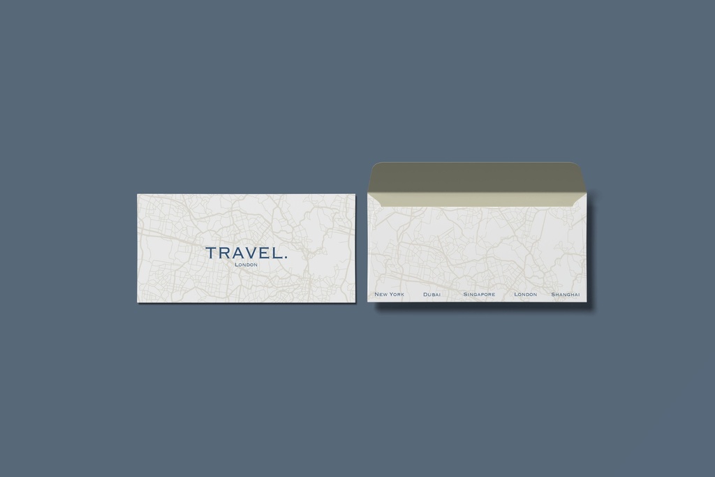 DL Digital Custom Envelope Mockup