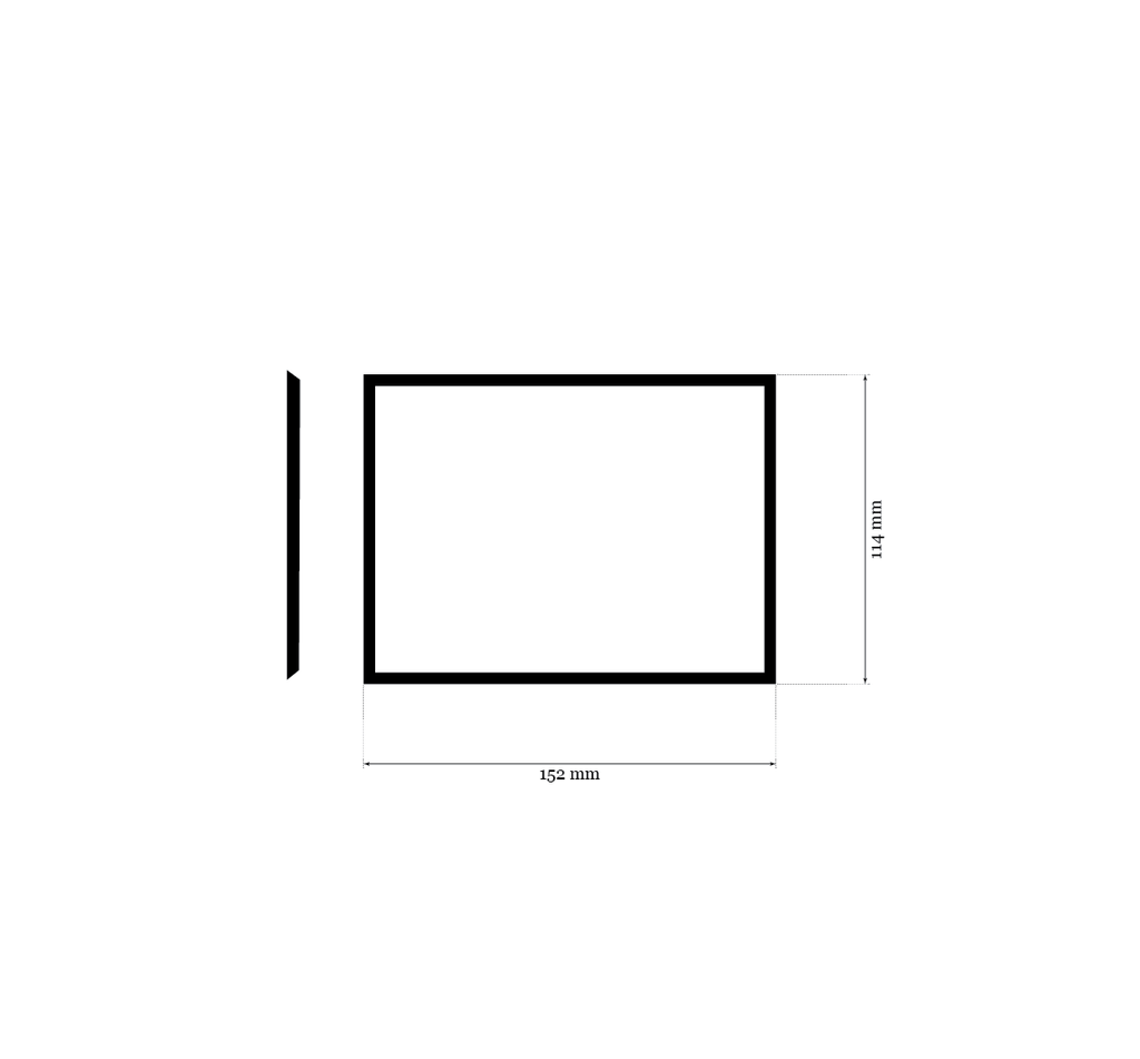 Silver Bevel Edge Cards