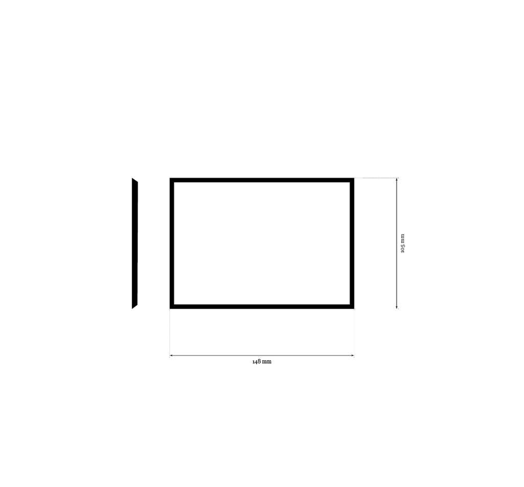 Gold Bevel Edge Cards